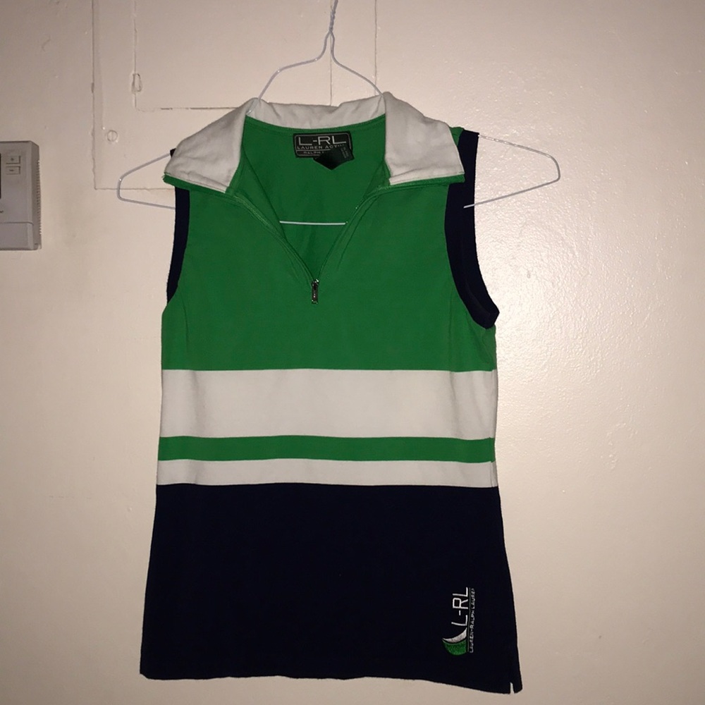 Ralph Lauren active sleeveless female wear.